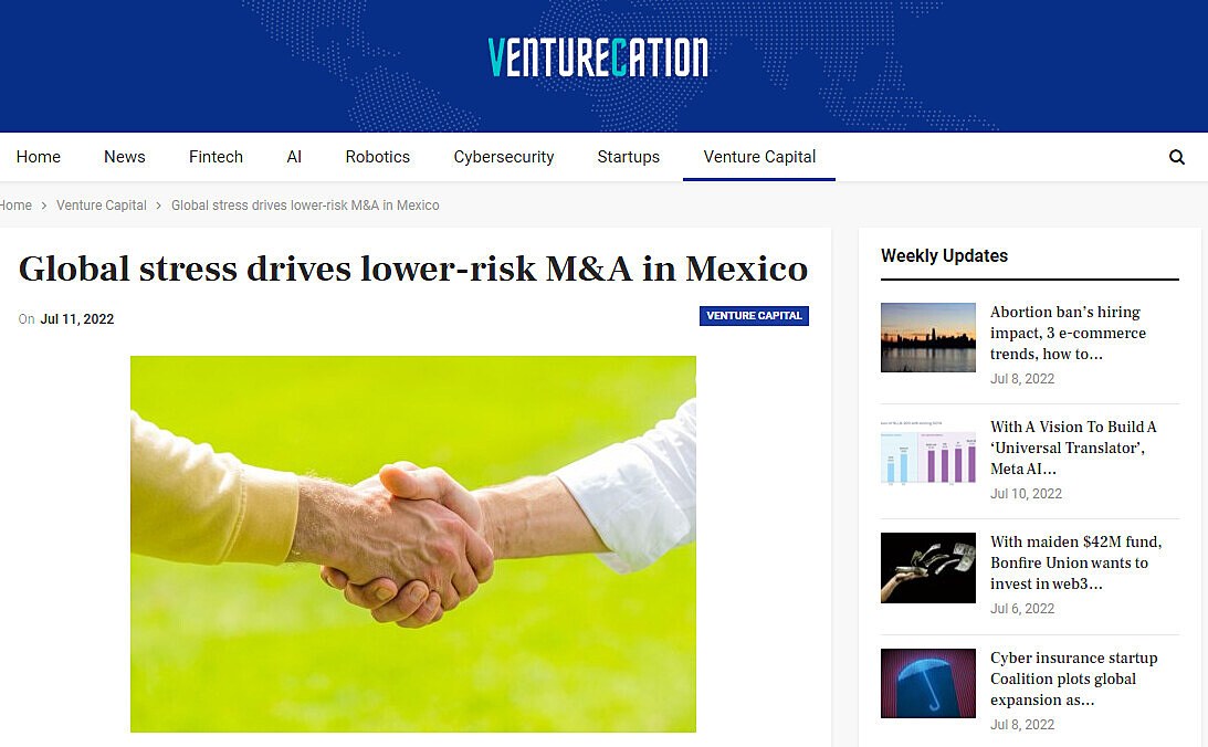 Global stress drives lower-risk M&A in Mexico